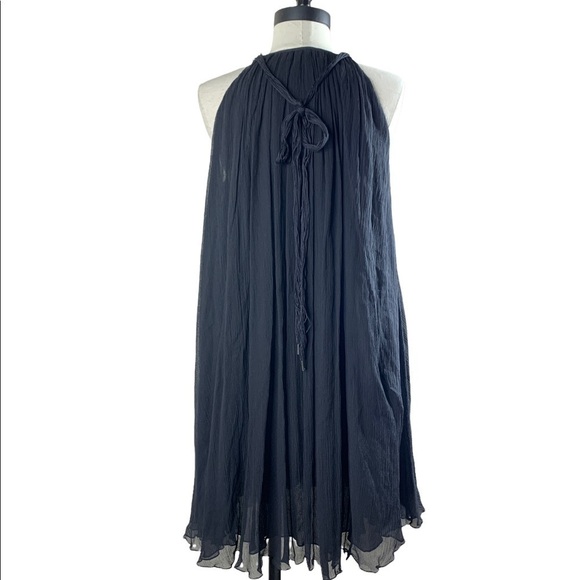 Vanessa Bruno black silk baby doll dress - Picture 9 of 10